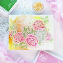 Garden Roses Layering Stencil Flower Stamps And Metal Cutting Dies New Arrival 2021Scrapbook Diary Decoration Embossing Template