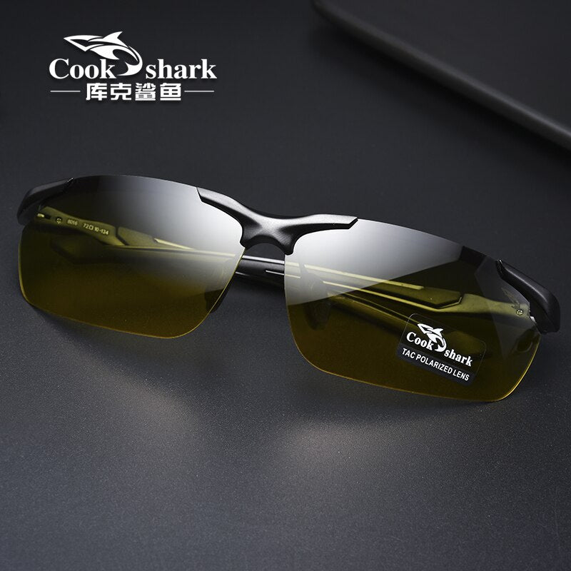 Cookshark 2020 new sunglasses men polarized sunglasses driving hipster glasses