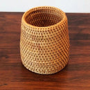 Handgefertigte Rattan-Essstäbchen, Löffel, Tafelmesser, Gabel, Besteck-Aufbewahrungsbox, Haushalt, Aufbewahrungskorb, Aufbewahrungsregal, Küchenhelfer