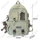 Frauen Junge Nylon Rucksack Reise Mesh Weibliche Studentin College Schultasche Männer Mädchen Cooler Laptop Rucksack Männliche Mode Büchertaschen Dame