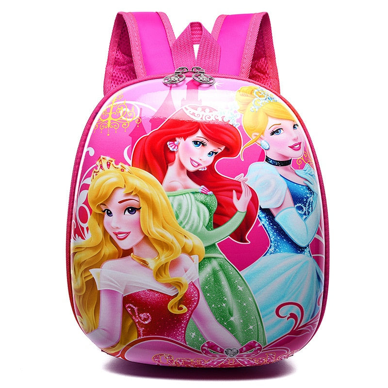 Disney Children bag for school shell princess backpack children kindergarten cartoon schoolbag girl boy backpack Frozen Elsa