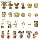 Brass Nozzle Garden Mist Sprinkler Copper Misting Cooling System Irrigation 1/2" Thread 2/3/4 Arm Sprayer Fog  Watering Tool