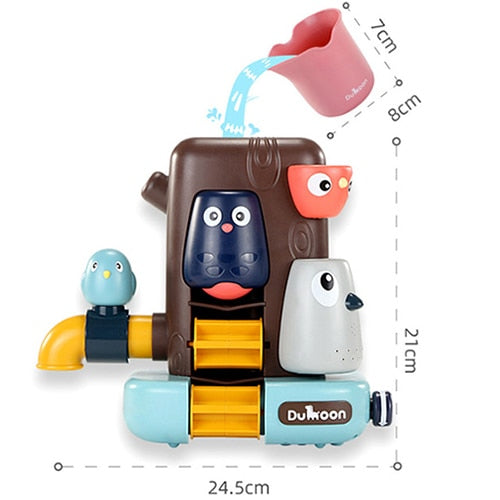 Bath Toys Pipeline Water Spray Shower Game Elephant Bird Bath Baby Toy Children Bathroom Bathing Shower Kids Toy Gifts