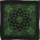 New Fashion Hip Hop 100% Cotton Bandana Square Scarf handkerchief Gradient Paisley print For Women Men Unisex headband 55*55cm