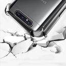 High Qualtiy Soft Transparent Phone Case for Samsung Galaxy A80 A90 5G Capa Luxury Airbag Shockproof Silicone Back Cover Housing