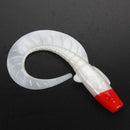 4pcs 12cm 13g 3D big Soft Bait Fishing Fish red head Silicone plastic Swimbait Shad Crankbait Use For Rig Fishing