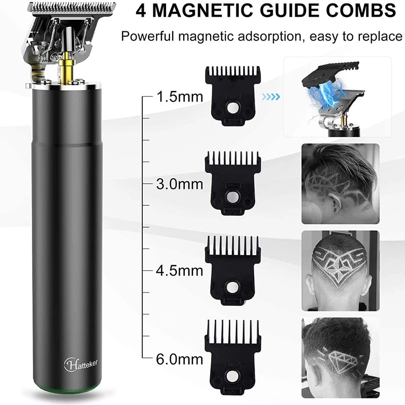 Professional Corded Cordless Can Be Zero Gapped Hair Trimmer For Men Electric Hair Clipper Beard Rechargeable Hair Cutter