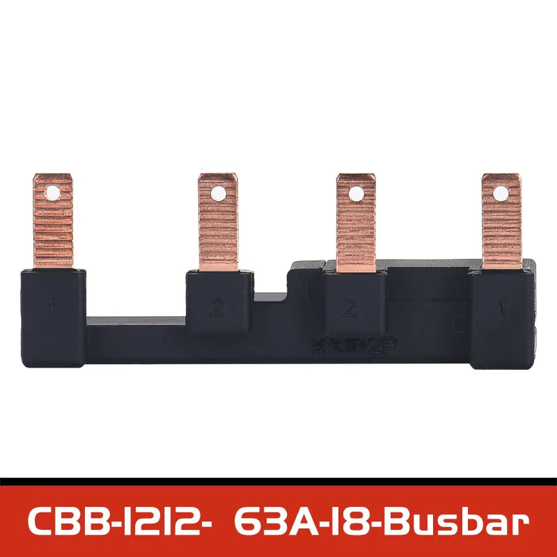 Copper Busbar for Distribution Box mini Circuit breaker PIN MCB RCBO RCCB connector busbar connection breaker combing