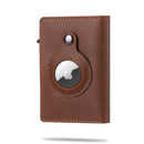 2021 For Apple Airtag Wallet Men Carbon Fiber Fashion ID Credit Card Holder Rfid Slim Airtag Slide Wallet Designer Cardholder