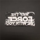 MAI...Größe: 10x5cm DIY Text Patch Stickerei Streifen für Kleidung Schwarz Weiß Aufbügler Abzeichen Nähen Kleidung Aufkleber Applikationen