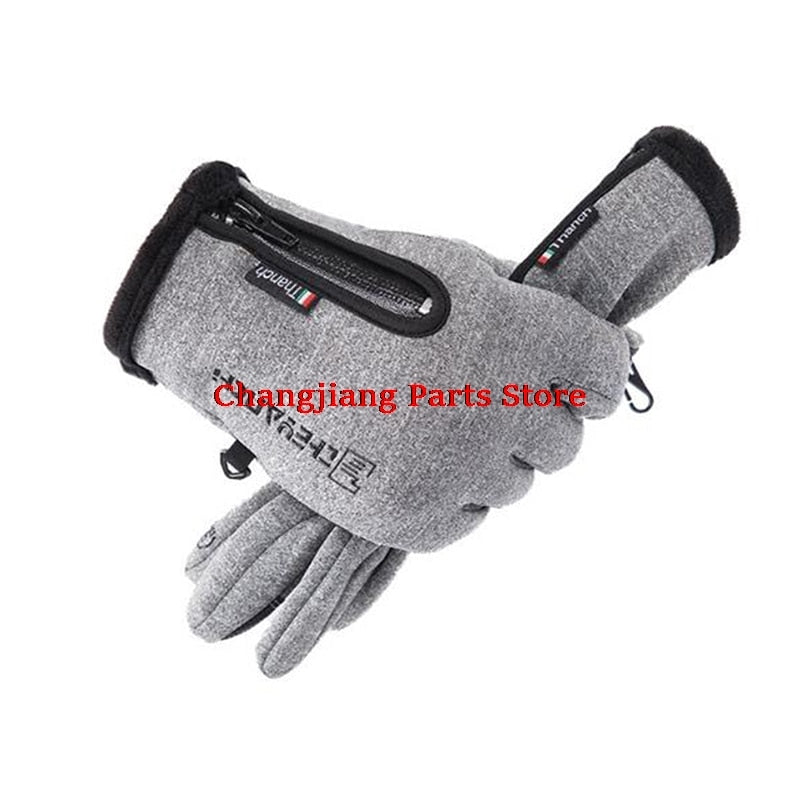 Outdoor Winter Gloves Waterproof Moto Thermal Fleece Lined Resistant Touch Screen Non-slip Motorbike Riding