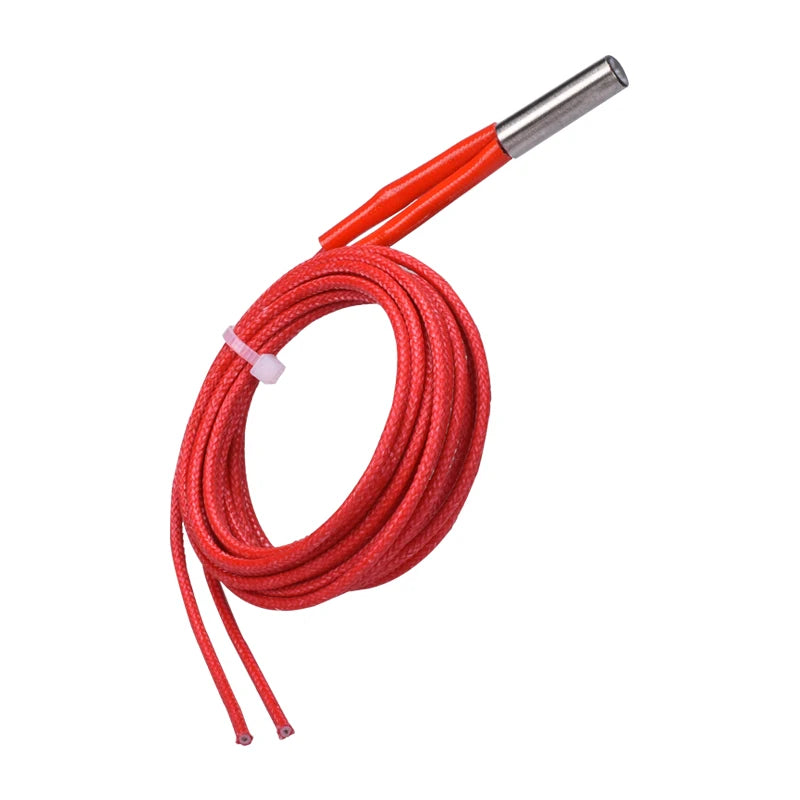 3D Printer Parts Cartridge Heater 12V 24V 40W 30W 6x20 Reprap Cable 100cm For J head Hotend V6 MK8 PT100 Heat Block