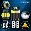 2pcs T10 W5W led Canbus Bulbs 168 194 no error led Parking lights Interior Dome Lights 24SMD 3014 White 12V for Audi BMW Benz