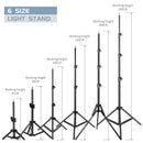 37/68/100/150/200CM Selfie Light Tripod 1/4 Screw Head Photography Portable Stand Trepied Smartphone For Mini Photo Studio