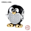 Dog Animal Footprint Beads 925 Sterling Silver Loyal Partners French Bulldog Doggy Charm Fit Bracelet for Women Diy Fine Jewelry