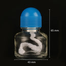 6,5cm*4,3cm 25ml Glas Spirituslampe Glas Chemie Labor Heizgeräte Lehrmittel
