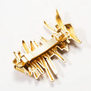 Temperament Mirror Geometric Hair Clip Multilayer Irregular Exaggerated Alloy Hair Clip Women Wedding Bridal Headress Accessoriy