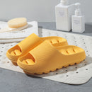 New 2021 Women Indoor Slippers Thick Sole Cut-out Summer Shoes Woman Men Bathroom Slides Soft EVA Lovers Home Platform Slipper