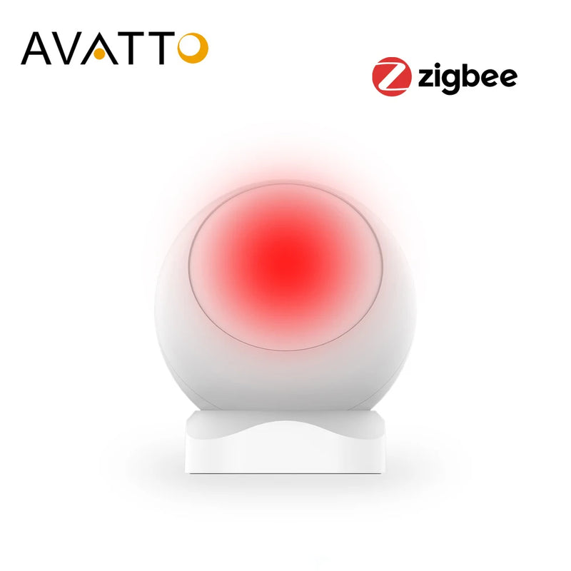 AVATTO Tuya Zigbee PIR Motion Sensor, Smart Home Infrared Passive Detector, Security Burglar Alarm Sensor with Tuya Gateway Hub