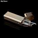 May Flower Mini Pen Reading Glasses Alloy Flodable Presbyopic Eyewear With Glass Lenses Portable Reading Glasses For Men&Women+4
