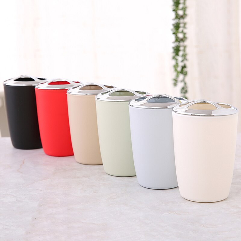 4Pcs Bathroom Set Plastic Soap Dispenser Bottle Washroom Toothbrush Holder Cup Suit Bathroom Accessories