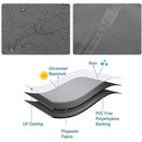 Waterproof Outdoor Terrace Garden Furniture Cover Rain and Snow Chair Cover Sofa Table and Chair Dust Cover with Bag