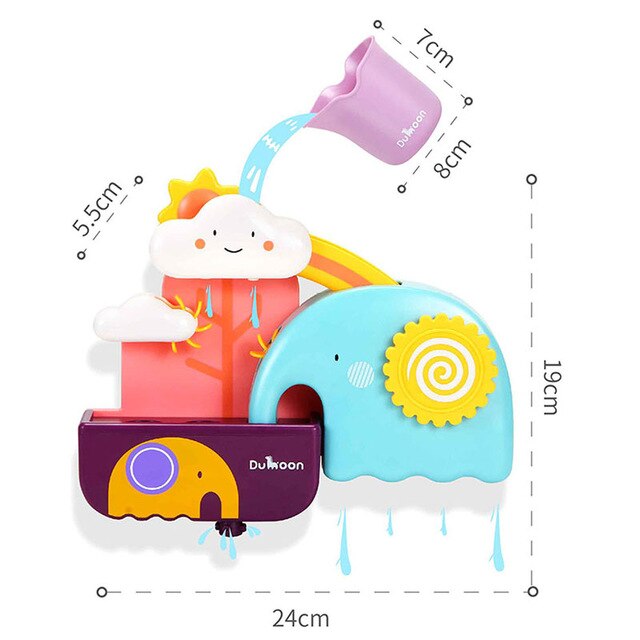 Bath Toys Pipeline Water Spray Shower Game Elephant Bird Bath Baby Toy Children Bathroom Bathing Shower Kids Toy Gifts