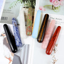 Wholesale Natural Stone Crystal Massage Stick Rose Quartz Wand Face Head Eye Massager Body Neck Health Skincare Acupuncture Pen