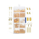 Accessories Set Jewelry findings Clip buckle Lobster Clasp Open Jump Rings Earring Hook Jewelry Making kit for Supplies