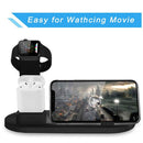3 in 1 Wireless Charger for iPhone Wireless Charger 3in1 Induction Charging Dock Station for iPhone 12 SE 11 Apple Watch Airpods