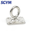 1pcs Staple Ring wall Hook Heavy Duty Fixed Pad Eye Plate Deck Door Buckle U-Shaped Heavy Duty Ceiling Mount Hanger