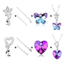 Multicolor Heart Pendant Glass Butterfly Beads Crystal Star Charms For Women Jewelry Making DIY Necklaces Earring Findings