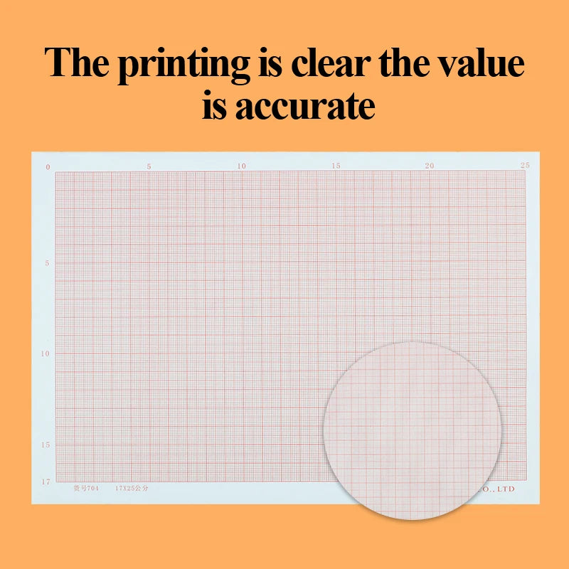 Standard Coordinate Paper A4/A3/A2 Grid Paper Plaid Drawing Paper Manuscript Drafting K-line Calculation Graph Logarithmic Paper