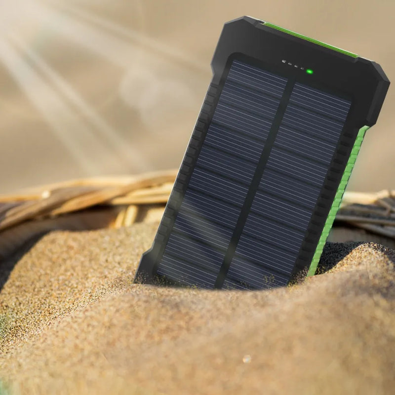 For Xiaomi Solar Power Bank 10000mAh External Battery Fast Charging waterproof Powerbank With SOS Flashlight Poverbank