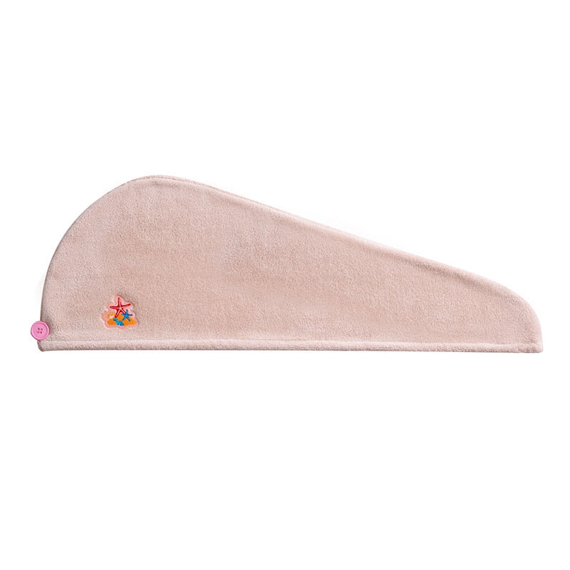 Hair Drying Cap Super Absorbent Quick-drying Shower Cap Dry Hair Towel Shampoo Towel Pack Turban