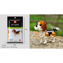 Cartoon Animals Tiger Elephant Cat Dog Panda Husky Poodle Giraffe Model Mini Micro Building Blocks Bricks Toys for children gift