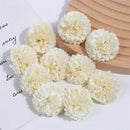 5PCS 4cm Hydrangea Artificial Flowers Head For Wedding Party Home Decoration Christmas New Year Gift Accessories Silk Flower
