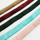 5Yards/Lot (günstige, dicke Quastenborte 2,8 cm breit Polyester Vorhang-/Kissenborte Ohrring-/Taschen-Dekorativer Spitzenfransen-Besatz zum Nähen