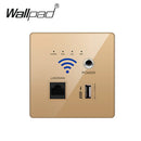 2023 New White USB Socket Wireless WIFI USB Charging Socket,Wall Embedded Wireless AP Router in the Socket 3G WiFi Repeater