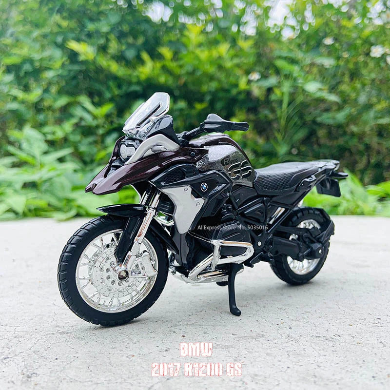 Maisto 1:18 NEW BMW R1250GS Silvardo original authorized simulation alloy motorcycle model toy car Gift