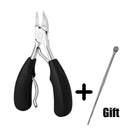 Toe Nail Clippers Remove Dead Skin Nail Correction Nippers Ingrown Toenail Cuticle Scissor Edge Cutter Thick Pedicure Care Tool