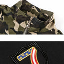 2022 Damen Baumwoll-Freizeit-Frühlings-Tarnanzug, Armeegrün, zweiteiliges Set 3XL 4XL 5XL Herbst-Survetement-Kleidung