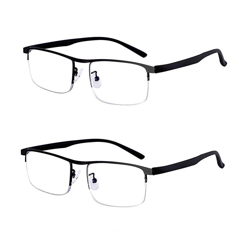 Intelligent Multifocal progressive reading glasses for men women near and dual-use Anti-Blue Light automatic adjustment Eyewear