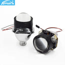 Ronan 2pcs LHD 2.5 inch Bi-xenon Ver 9.5 Car Headlight Projector Lens for H1 H4 H7 Socket Car Retrofit Upgrade