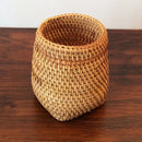 Handgefertigte Rattan-Essstäbchen, Löffel, Tafelmesser, Gabel, Besteck-Aufbewahrungsbox, Haushalt, Aufbewahrungskorb, Aufbewahrungsregal, Küchenhelfer