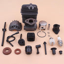 34mm Cylinder Piston Kit For Chinese 2500 25cc Fuel Oil Filter Hose Pipe Buffer Cap Seal Small Chainsaw