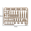 Military Weapon Box SWAT Gun Sandbag Armor Cannon Guns Toy Suit Figures Building Blocks Toys for Children WW2 Weapons Kids Gifts