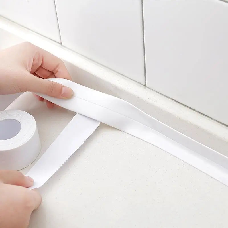 Waterproof Tape Bathroom Shower Sink Bath Sealing Strip Pvc Self Wall Sticker For Bathroom Kitchen  Adhesive Tape