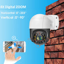 8MP 2,5'' POE PTZ Video IP CCTV Überwachungs-Sicherheitsnetzwerkkamera-System 4XDigital ZOOM Gesichtserkennung Außen wasserdicht XMEYE