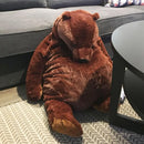 40cm -100cm Simulation DJUNGELSKOG Brauner Bär Riesen Plüsch Teddybär Spielzeug Stofftiere Weiches Kissen Mädchen Kinder Geburtstagsgeschenk